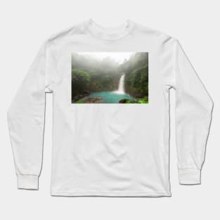 Waterfall deep in the jungle Long Sleeve T-Shirt